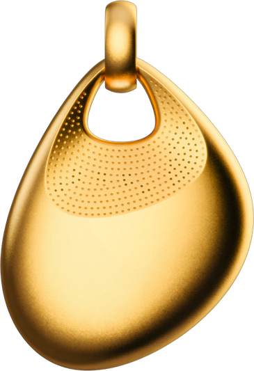 Legend pendant, gold